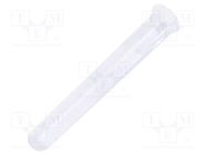 Fiber for LED; round; Ø1.3mm; Front: flat; straight BIVAR