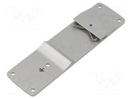 Holder; aluminium,stainless steel; for DIN rail mounting TELTONIKA