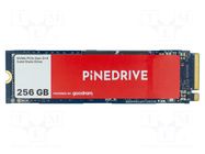 Data storage device: Solid State Drive; M.2 2280 (M Key); 256GB PINEBOARDS