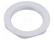 Nut; PG36; polyamide; UL94V-2; 60mm; light grey; Thread: PG LAPP