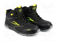 Boots; Size: 48; black; nubuck; 7321NA; Features: water resistant BETA