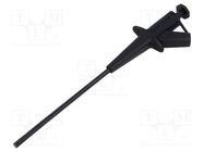 Clip-on probe; pincers type; 4A; black; 1kV; 4mm STÄUBLI