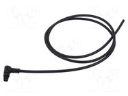 Connector: M8; plug; male; 3A; 60V; PIN: 3; angled; cables; IP67; 1m AMPHENOL LTW