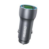 Dudao fast car charger 2 x USB 3A 18W gray (R4+), Dudao