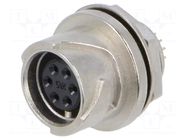 Connector: circular; socket; female; LF; 2A; 300VAC; PIN: 6 HIROSE