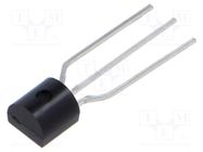 Transistor: NPN; bipolar; 120V; 0.05A; 0.5W; TO92 ONSEMI