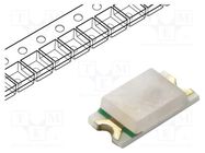 LED; SMD; 0805; orange; 53÷95mcd; 2x1.25x0.7mm; 140°; 2.1÷2.5V; 20mA DIALIGHT