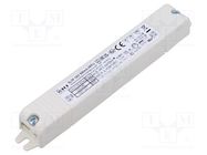 Power supply: switching; LED; 2÷27VDC; 500mA; IP20; 158x19x22mm TCI