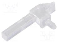 Fiber for LED; rectangular; 1.4x1.4mm; No.of mod: 1; Front: flat MENTOR