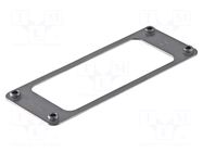 Gasket; self-clinging gasket Han size 16B HARTING