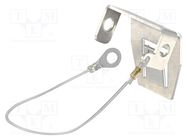Locking element f.metal lever w.cord HARTING