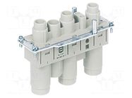 Connector: HDC; contact insert; female; 200A; 2kV; PIN: 3; size 24B HARTING