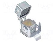 Enclosure for connectors: HDC; size 3A; Han® A,Han® EMC; 21x21mm HARTING