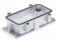 Enclosure for connectors: HDC; size 10B; Han® B,Han® EMC; IP65 HARTING