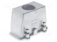 Enclosure for connectors: HDC; size 10B; for cable; IP65; EMC HARTING