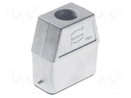Enclosure for connectors: HDC; size 10A; for cable; IP65; EMC HARTING