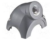 Enclosure for connectors: HDC; Gland: M20 HARTING