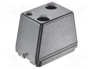 Enclosure: for HDC connectors; Han® M; size 48B (2 x 24B); IP65 HARTING