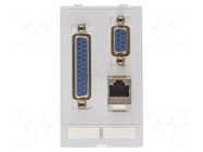 Data module (RJ45; SUB-D9; SUB-D25,f-m) HARTING