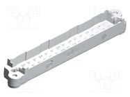 connector DIN Power type F shroud w. insert nuts HARTING