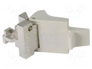 DIN-Power fixing bracket right D20 metal HARTING