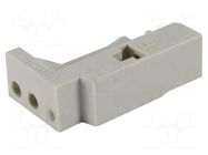 Reducer adapter; DIN-Power distance fixing bracket right HARTING