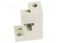 Reducer adapter; DIN-Power fixing brackets,left HARTING