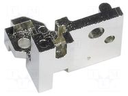 DIN-Power fixing bracket BR15mm metalliz HARTING