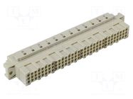 Connector: DIN 41612; plug; female; PIN: 96; straight; 2A; crimped HARTING