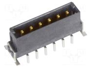 Connector: PCB to PCB; socket; male; PIN: 6; har-flex® Power; THT HARTING
