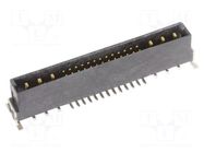 Connector: PCB to PCB; socket; male; PIN: 32(6+26); straight; SMT HARTING