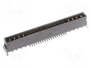 Connector: PCB to PCB; socket; male; PIN: 44(8+36); straight; SMT HARTING