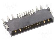 Connector: PCB to PCB; socket; male; PIN: 20(4+16); angled 90° HARTING