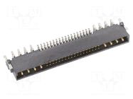 Connector: PCB to PCB; socket; male; PIN: 44(8+36); angled 90° HARTING