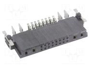 Connector: PCB to PCB; socket; female; PIN: 20(4+16); 50/120VAC HARTING
