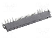 Connector: PCB to PCB; socket; female; PIN: 44(8+36); 50/120VAC HARTING