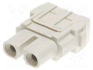 Han 40A axial module, female 6-10 mm² HARTING