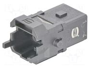 Han 1A-5+PE-c-m latch HARTING