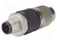 Circular connector Circular Connector w. Harax M12 L 3P M HARTING