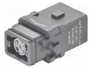 Han 1A-M12-f D-coded HARTING