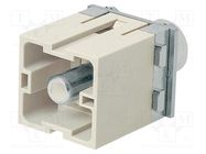 Connector: HDC; module; male; Han-Modular®; PIN: 1; 200A; 1000V HARTING