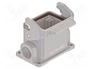 Enclosure: for HDC connectors; Han® HMC; size 6B; with latch HARTING