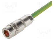 M8 connector M8-PP-CC-IDC-4P-PCOD-M-STR-SHLD HARTING