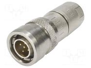 Circular connector M12-PP-CC-IDC-4P-DCOD-M-STR-SHLD HARTING