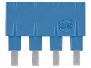 HARTING connector Jumper Along 1x4 blue 16A HARTING