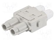 Connector: HDC; module; male; Han-Modular®; PIN: 2; w/o contacts HARTING