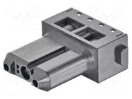 Connector: HDC; module; male; 16A; 500V; Han-Modular®; PIN: 3; Han E® HARTING