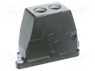 Enclosure: for HDC connectors; Han® HPR; size 16B; -40÷125°C HARTING