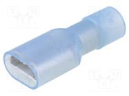 Terminal: flat; 6.3mm; 0.8mm; female; 2mm2; crimped; for cable NICHIFU