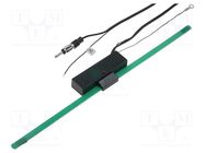 Antenna; inner; 0.34m; with amplifier; 2m 4CARMEDIA